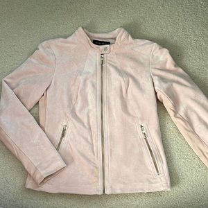 Ivanka Trump Pink Moto Jacket Size Small